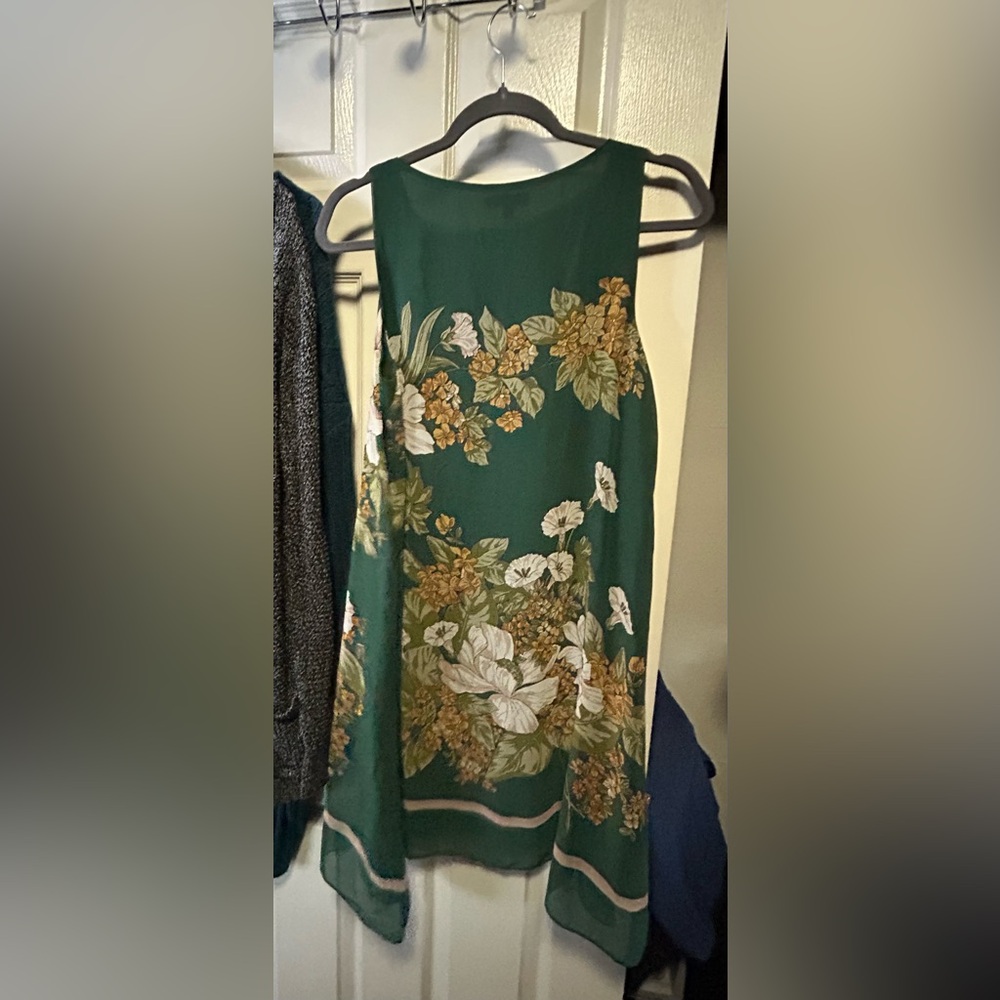 Max Studio Green Sheath Strapless Dress - Picture 2 of 3